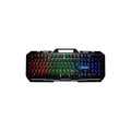 Teclado Gamer K-MEX Fusion Color KM-M712 RGB / Rainbow ABNT2 Preto
