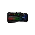 Teclado Gamer K-MEX Fusion Color KM-M712 RGB / Rainbow ABNT2 Preto
