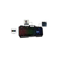 Teclado Gamer K-MEX Fusion Color KM-M712 RGB / Rainbow ABNT2 Preto