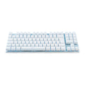 Teclado Gamer Mecânico Aplus Tech Branco Rainbow Switch Blue