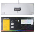 TECLADO GAMER MECÂNICO SPECTRA FURY WHITE KBW8RGB