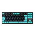 Teclado Mecânico Gamer Iara Obsidian Aqua RGB Hotswap ABNT 80% Switch Blue Huano